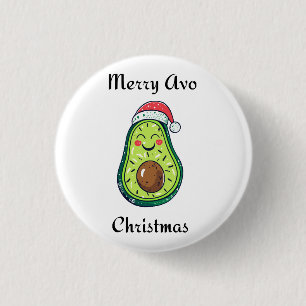 Merry Avo Christmas  3 Cm Round Badge