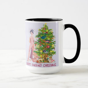 Merry Banzai Christmas Mug