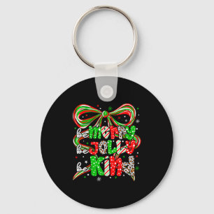 Merry Be Jolly Be Kind Merry Christmas Teacher Xma Key Ring