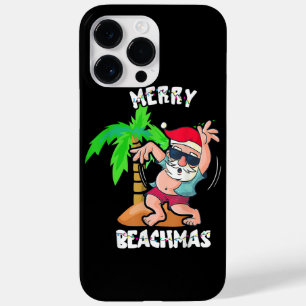 Merry Beach Christmas In July Funny Santa Xmas Poo Case-Mate iPhone 14 Pro Max Case