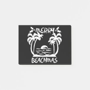 Merry Beachmas Christmas In July Post-it Notes