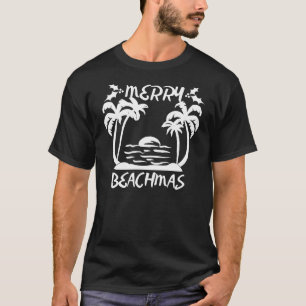Merry Beachmas Christmas In July T-Shirt
