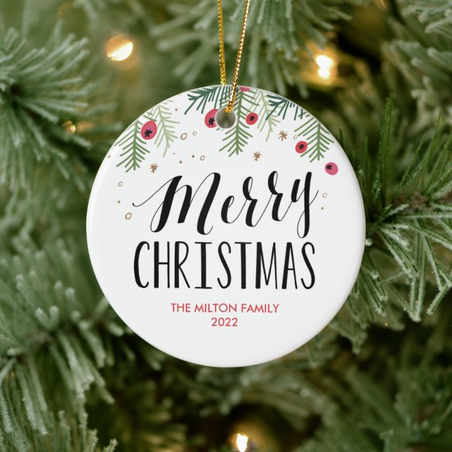 Merry Berry Collection Ceramic Tree Decoration (Tree)