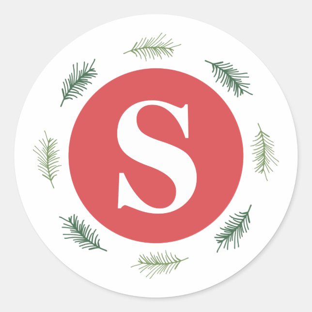 Merry Berry Collection Classic Round Sticker (Front)