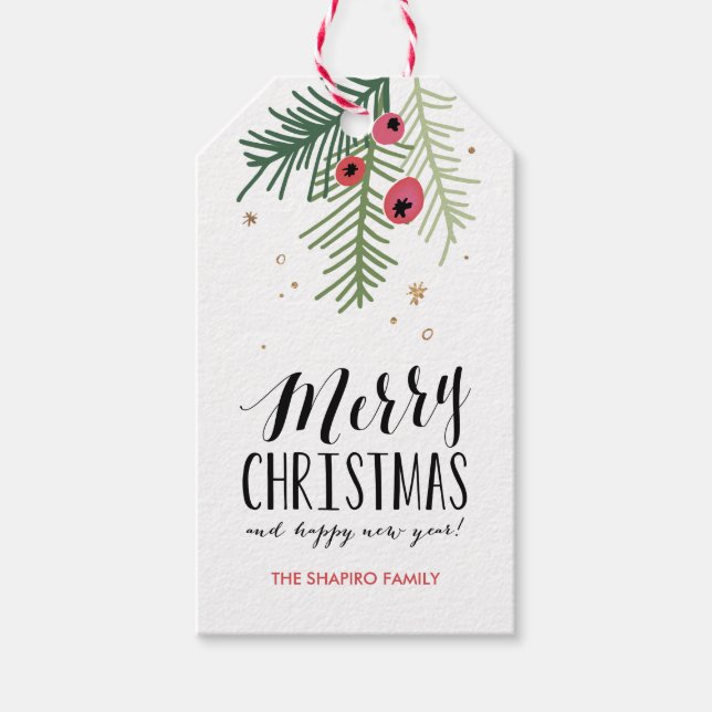 Merry Berry Collection Gift Tags (Front)