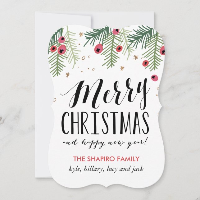 Merry Berry Collection Holiday Card (Front)