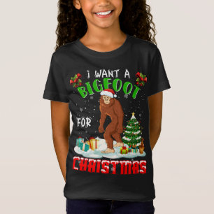 Merry Bigfoot Christmas Pajama Ugly Sweater Santa