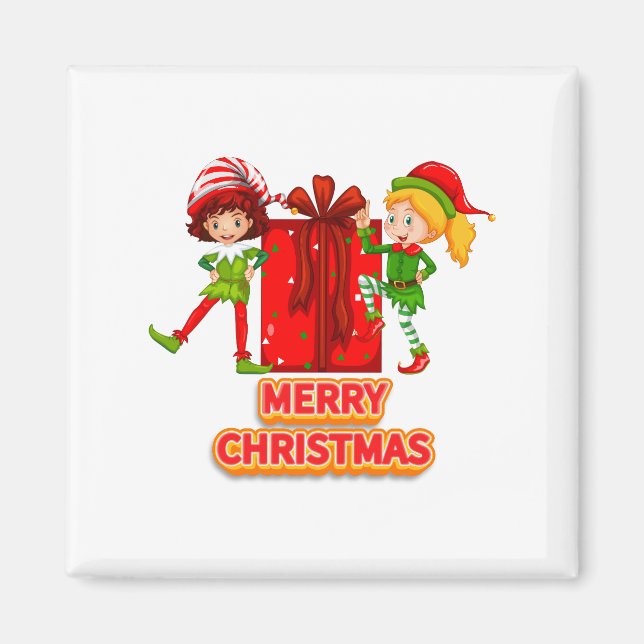 Merry Birthday and Happy Christmas 2023    Magnet (Front)