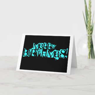 Merry Birthmas Card