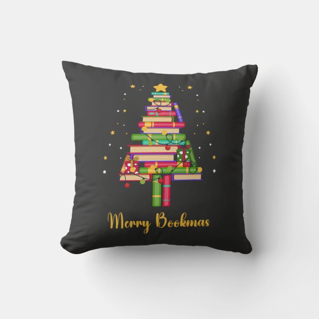 Merry Bookmas Cushion (Front)