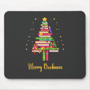 Merry Bookmas Mouse Mat