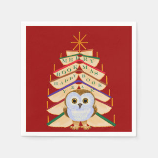 Merry Bookmas Napkin