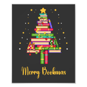 Merry Bookmas Photo Print