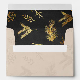Merry Botanicals Patterned Holiday Envelope