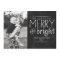 Merry & Bright Chalkboard Card