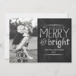 Merry & Bright Chalkboard Card<br><div class="desc"></div>