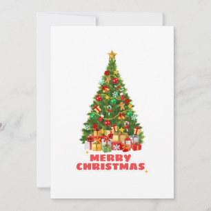 Merry & Bright Christmas 2026 - Vibrant Festive  Invitation