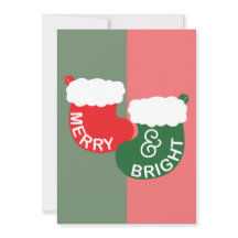 Merry & Bright Christmas Card