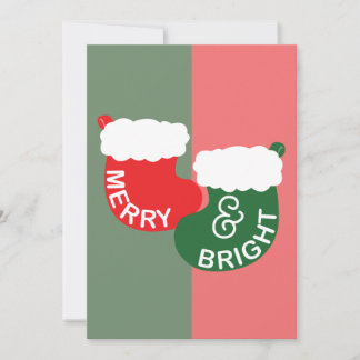 Merry & Bright Christmas Card