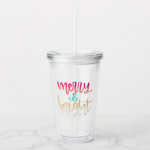 Merry & Bright Christmas Cold Cup