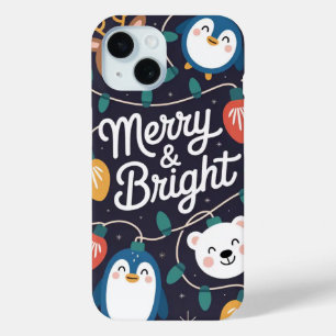 Merry & Bright Christmas Lights iPhone / iPad case