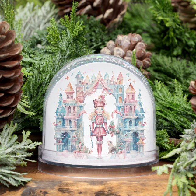 Merry & Bright & Christmas Nutcracker  Snowglobe (Winter)