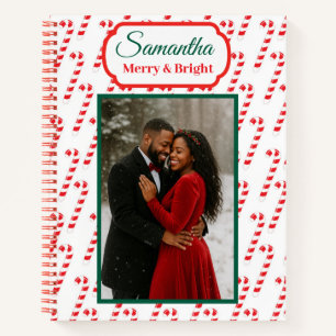 Merry & Bright Christmas Photo Notebook