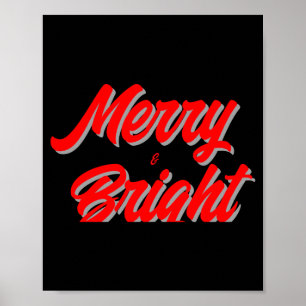 Merry Bright Christmas Poster