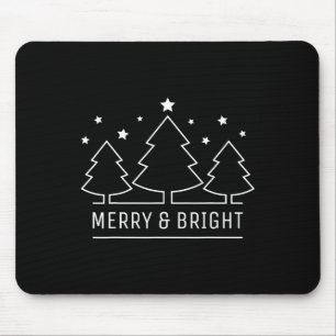 Merry Bright Christmas Women Men Kids Boys Girls X Mouse Mat
