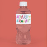Merry & Bright Colourful Christmas Tree Festive Water Bottle Label<br><div class="desc">Spread holiday cheer with our 'Merry & Bright Colourful Christmas Tree' design, perfect for adding a festive touch to your holiday wardrobe. This vibrant and playful Christmas tree is adorned with a spectrum of colours that capture the joyful spirit of the season. Whether you're attending a holiday party, decorating the...</div>