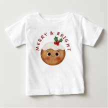 Merry & Bright Cute Christmas Toddler T-Shirt
