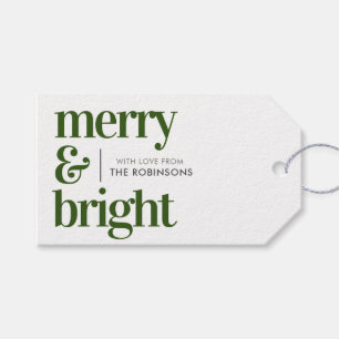 Merry & Bright Gift Tags