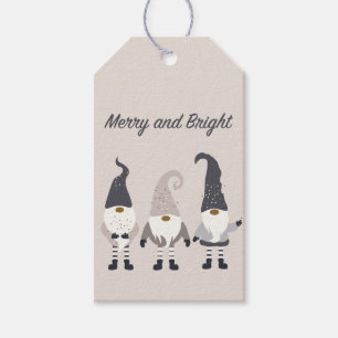 Merry & Bright Gnome Gift Tags