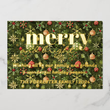 Merry Bright green Christmas