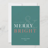Merry & Bright Holiday Card