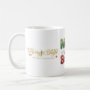 Merry & Bright Holiday Collection Classic Christma Coffee Mug