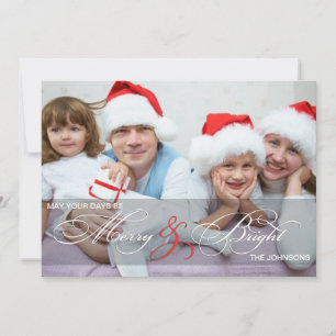 Merry & Bright Holiday Photo Cards