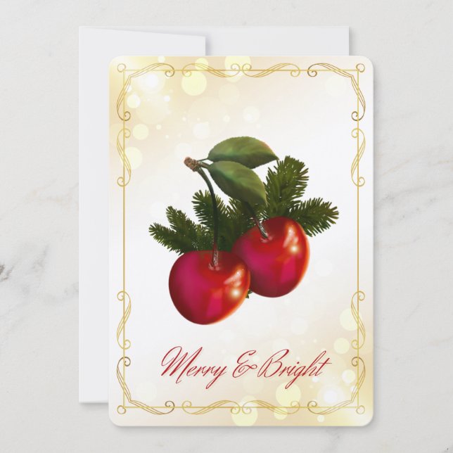 Merry & Bright Invitation (Front)