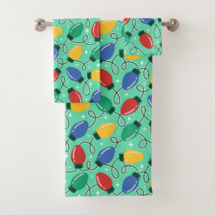 Merry & Bright Lights Bath Towel Set