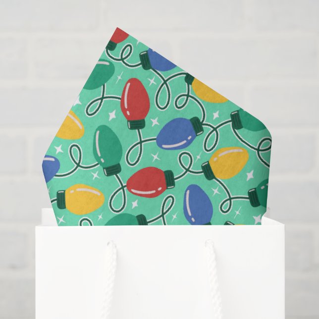 Merry & Bright Lights  Tissue Paper (Gift Bag)