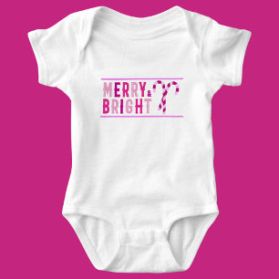 Merry & Bright, Merry Christmas Baby Bodysuit