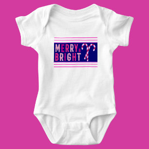  Merry & Bright, Merry Christmas Baby Bodysuit