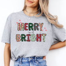 Merry&Bright Modern Family Cute Christmas Womens 