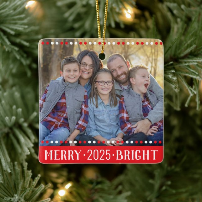 Merry & Bright Ornament (Tree)