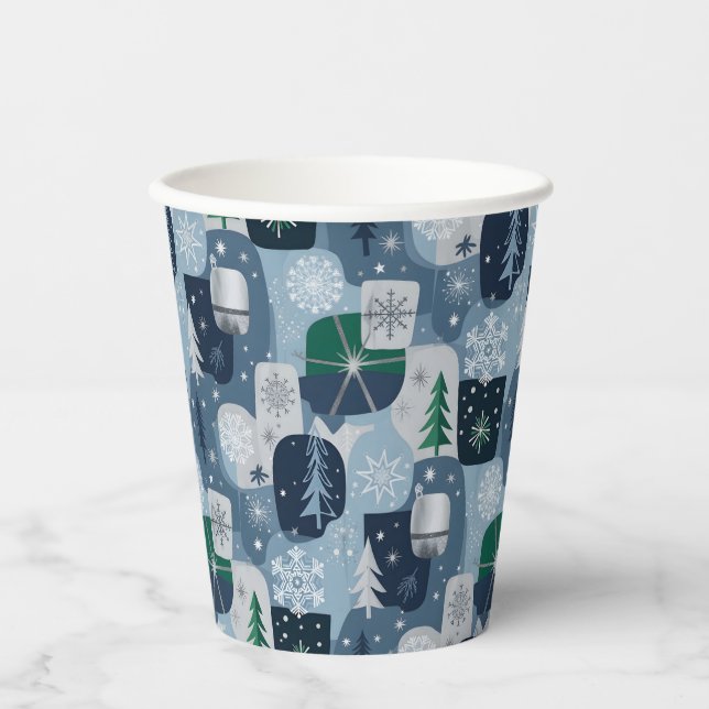 Merry & Bright Paper Cups (Front)