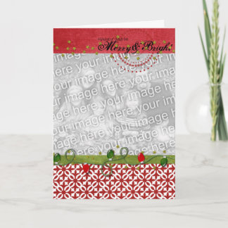 Merry & Bright Photo Frame Card 2