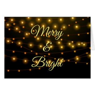 Merry & Bright String Lights Christmas Holiday
