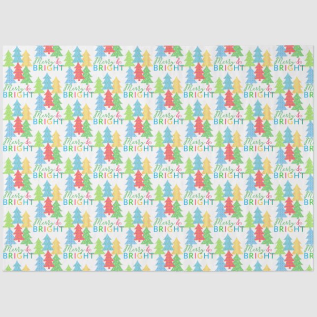 Merry & Bright Tissue Paper (Front)