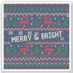 Merry & Bright Ugly Christmas Sweater