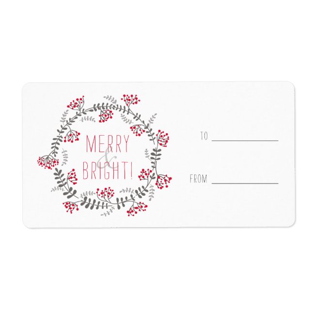Merry & Bright Wreath (Front)